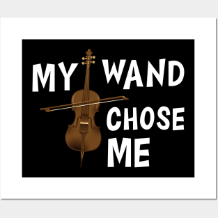 Violin - My wand chose me w Posters and Art